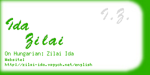 ida zilai business card